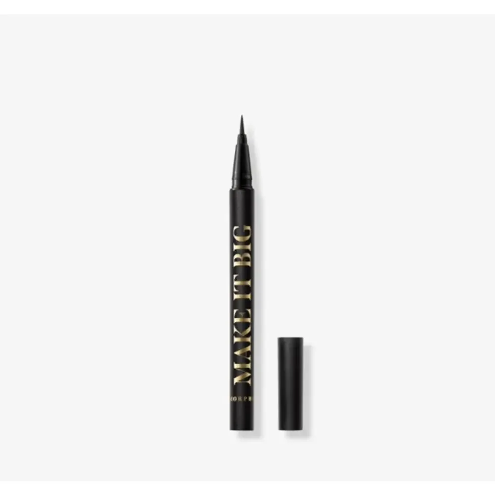 New Morphe Make it Big Brush tip eye liquid liner bold black - Pack of 3
